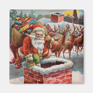 Imán Santa Magnet para la temporada de vacaciones
