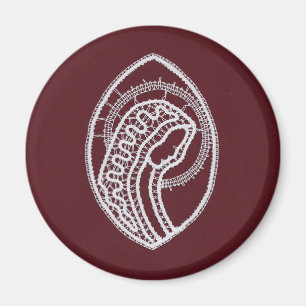 Imán Santa María de la Virgen, encaje