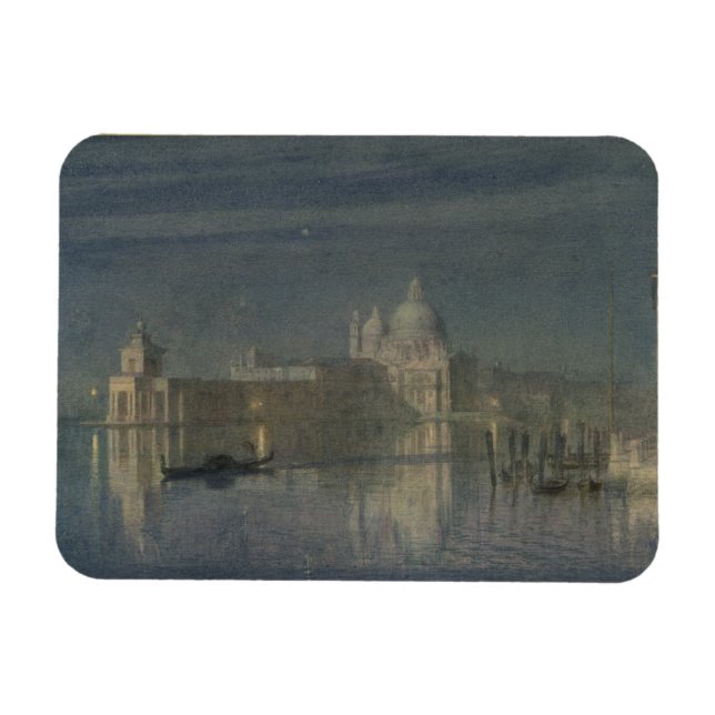 Imán Santa Maria Della Salute, Venecia, Luna, 1863 (Horizontal)