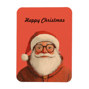 Imán Santa María Tarjeta de Navidades felices