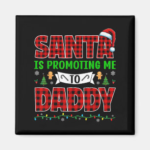 Imán Santa Me Está Ascendiendo A Papá Navidad Embarazo
