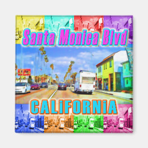Imán "Santa Monica Blvd 3" Magnate