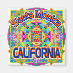 Imán Santa Mónica CALIFORNIA Happy Magnate