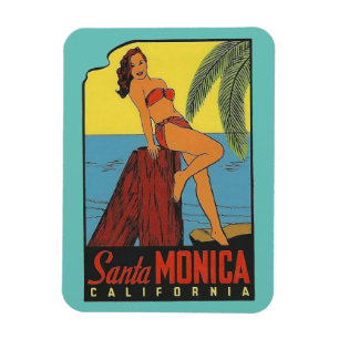 Imán Santa Mónica, California Magnet