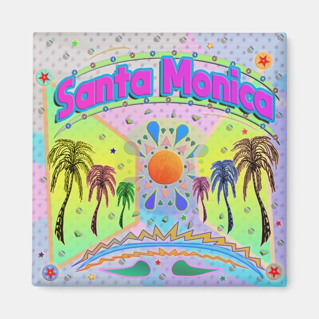 Imán Santa Mónica Calm Desire Magnet (Frente)