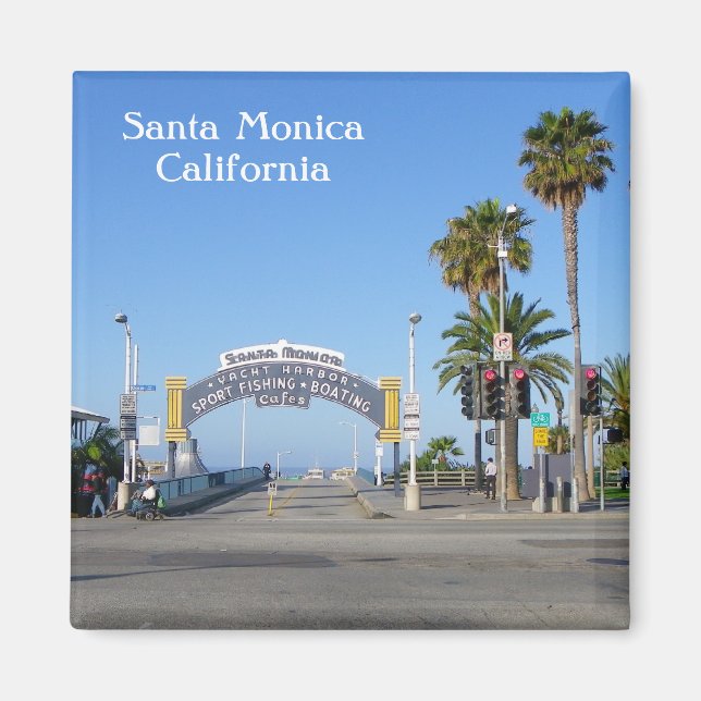 Imán ¡Santa Mónica Magnet! (Frente)