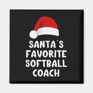 Imán Santa Navidad Coach Suave Favorito Xmas Divertido