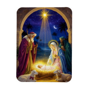 Imán Santa Navidad Natividad