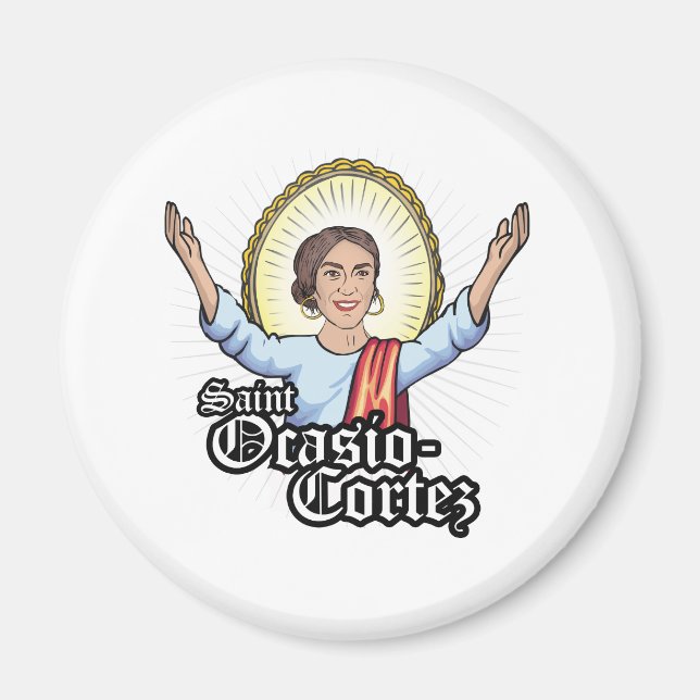 Imán Santa Ocasio-Cortez (Frente)