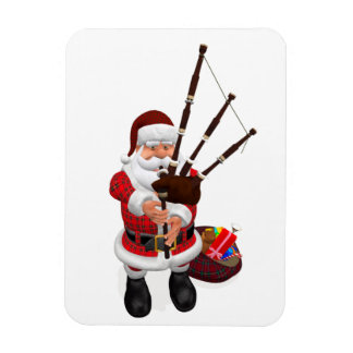 Imán Santa Plays Bagpipes