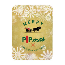Imán Santa Riding a Bull Sleigh – Forex Pipmas Gift