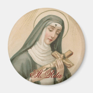 Imán Santa Rita de Cascia (M 015) Redonda