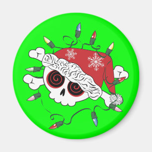 Imán Santa Skull