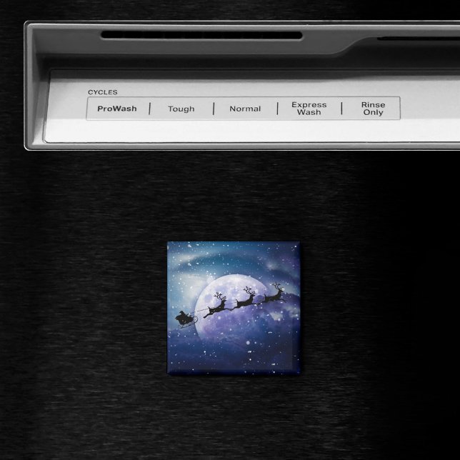 Imán Santa Sleigh | Navidades de Fantasy Galaxy Night S (Subido por el creador)