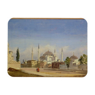 Imán Santa Sofía, Constantinopla, 1843 (aceite sobre li