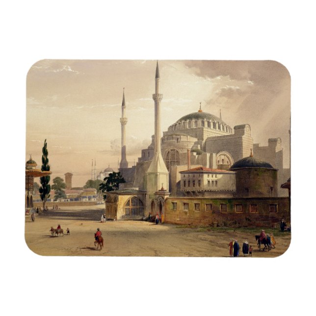 Imán Santa Sofía, plato 17: vista exterior del mosq (Horizontal)