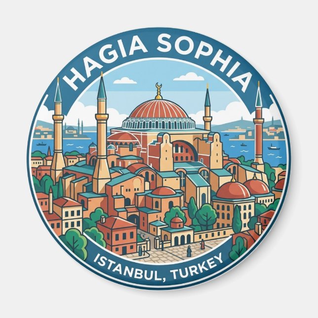Imán Santa Sofía Turquía (Frente)