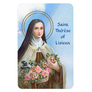 Imán Santa Teresa de Lisieux la pequeña flor (BJE 01)