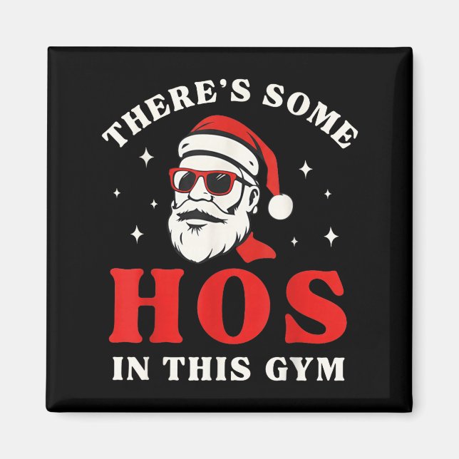 Imán Santa There's Some Hos In This Gym  (Frente)