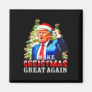 Imán Santa Trump 45-47 pijamas de Navidad hacen geniale