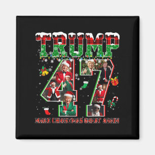 Imán Santa Trump Haz que la Navidad sea genial de nuevo