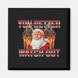 Imán Santa Trump Santa Claus viene a la ciudad 2024 Pre