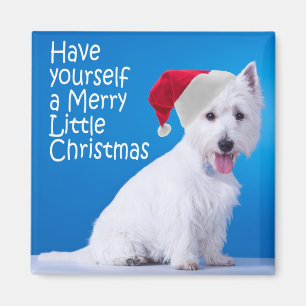 Imán Santa Westie Magnet