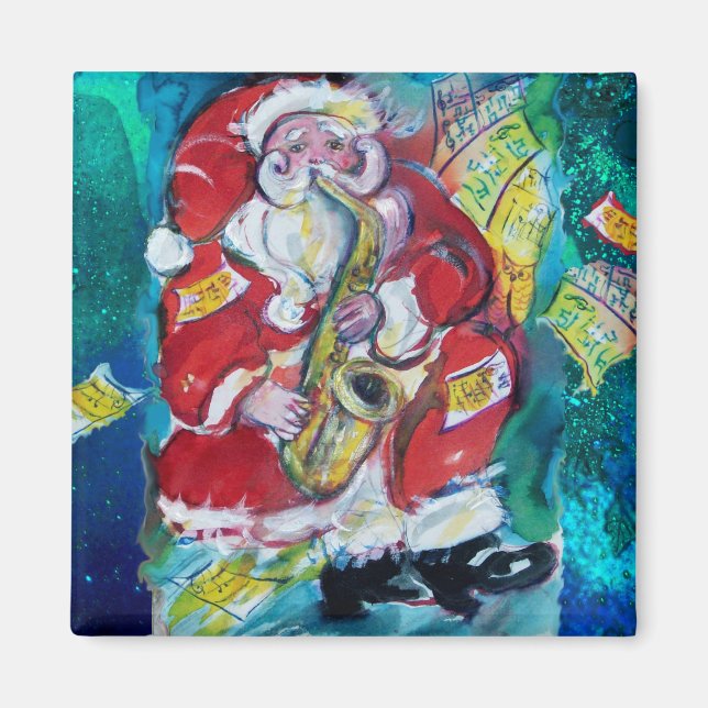 IMÁN SANTA Y SAX, FIESTA NAVIDADES MUSICALES (Frente)