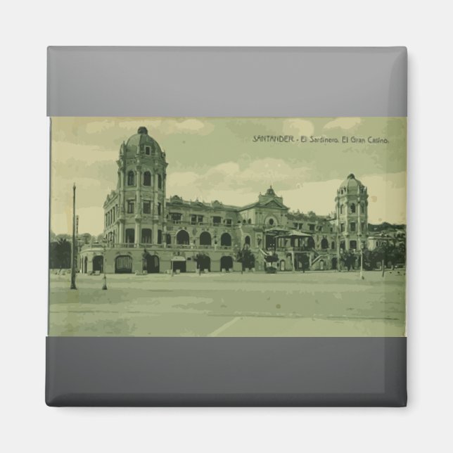 Imán Santander . Ei Sardinero. Ei Gran Casino, Vintage (Frente)