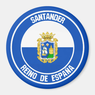 Imán Santander Round Emblem
