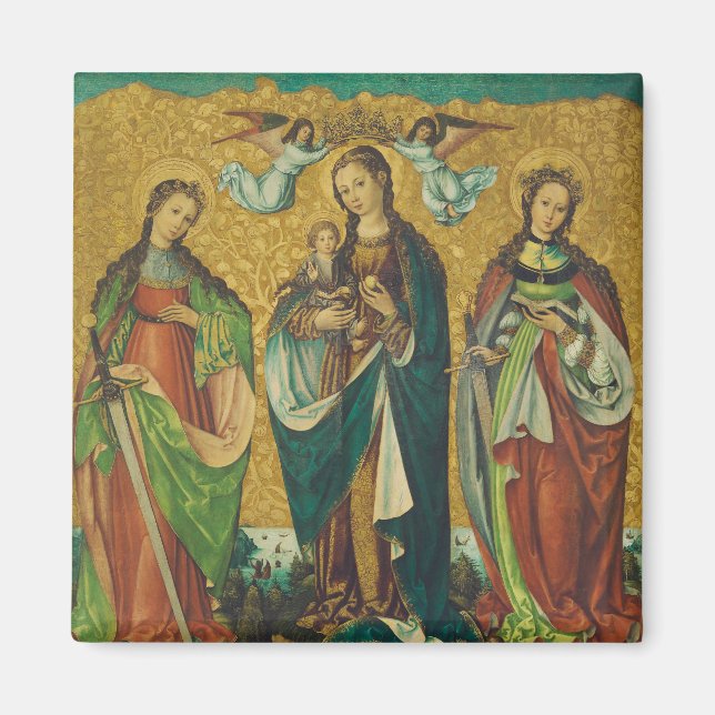 Imán Santas Perpetua y Felicidad (Frente)