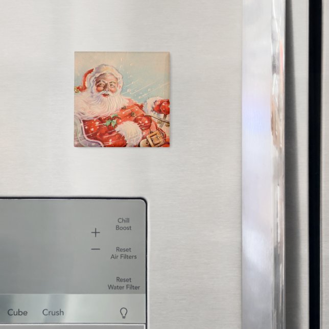 Imán Santas Sleigh (In situ (nevera))