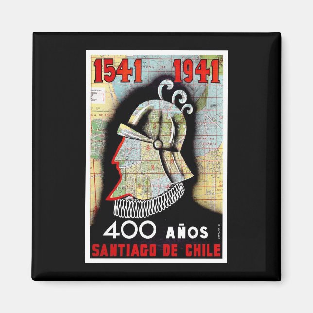 Imán Santiago De Chile (Frente)