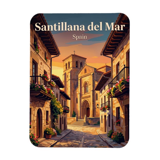 Imán Santillana del Mar España (Vertical)
