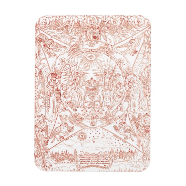 Imán Santísima Trinidad en Gloria (Vertical)