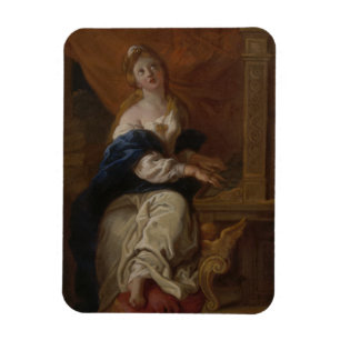 Imán Santo Cecilia el   c.1700 (aceite en el papel)