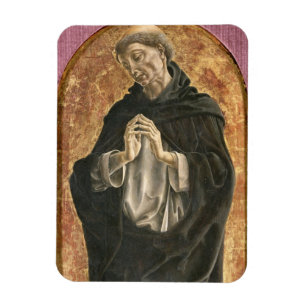 Imán Santo Dominic (tempera en el panel)