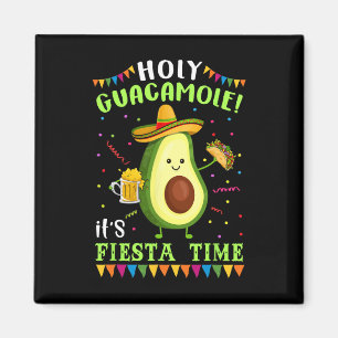 Imán Santo Guacamole es la hora de la Fiesta en la cami