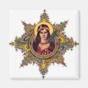 Imán Santo Philomena, patrón de bebés y de niños
