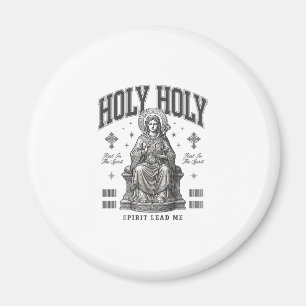 Imán Santo Santo Diseño de Camiseta Religiosa de Grabad