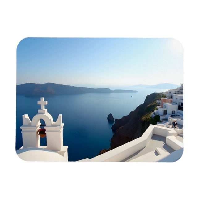 Imán Santorini Grecia (Horizontal)
