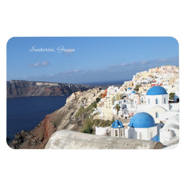 Imán Santorini, Grecia, Oia, Fotografía, Magnet (Horizontal)