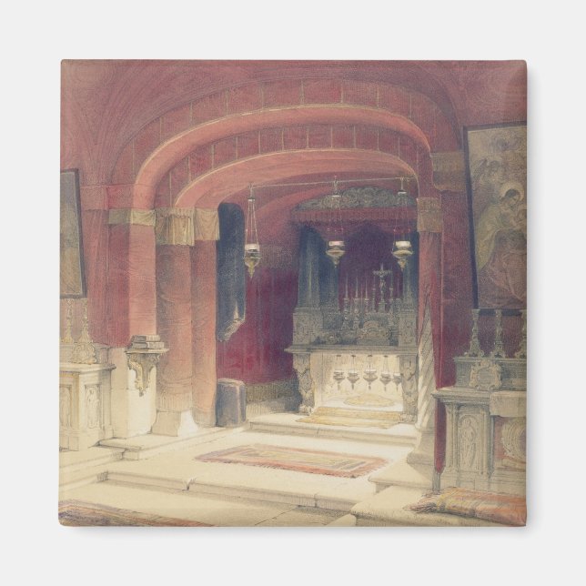 Imán Santuario de la Anunciación, Nazaret, 20 de Abril  (Frente)