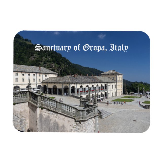 Imán Santuario de Oropa, Piamonte, Italia (Horizontal)