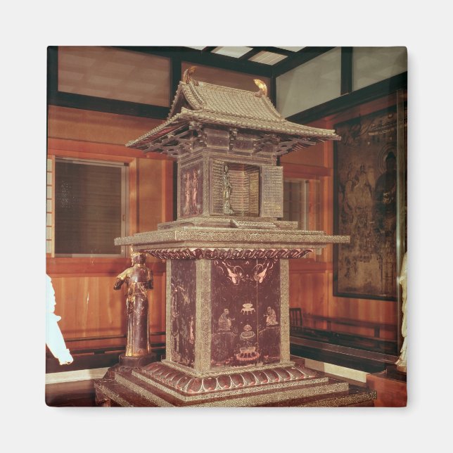Imán Santuario de Tamamushi desde el templo de Horyu Ji (Frente)