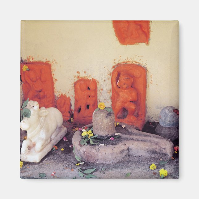 Imán Santuario de una capilla en el Ganges (Frente)