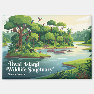 Imán Santuario de Vida Silvestre de la Isla Tiwai Sierr
