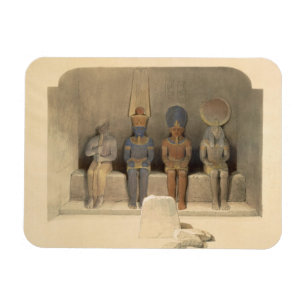 Imán Santuario del templo de Abu Simbel, de "Egipto