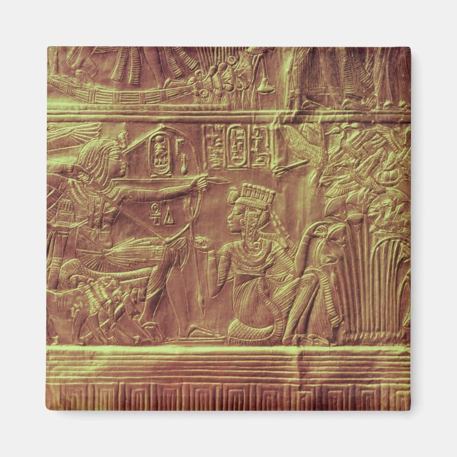 Imán Santuario dorado, tesoro de Tutankhamun (Frente)