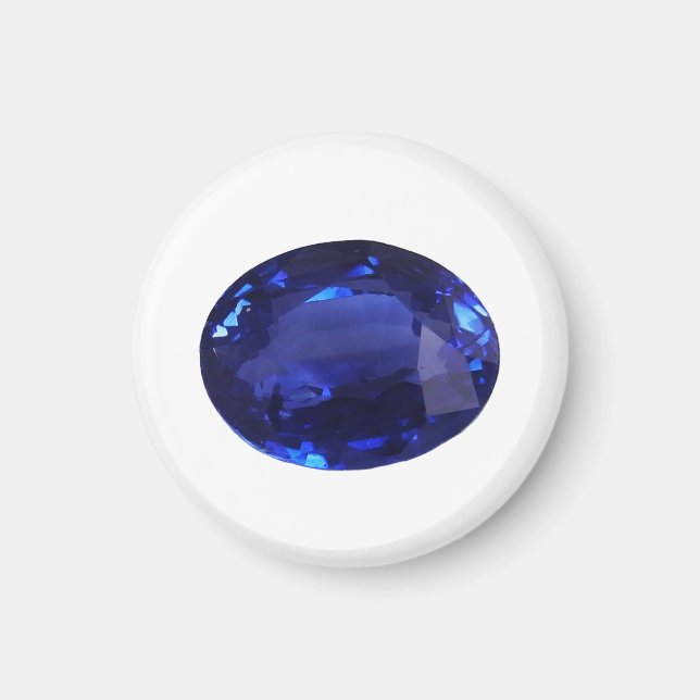 Imán Sapphire Gemstone (Frente)